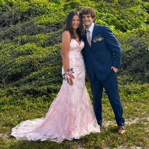 Trumpet/Mermaid Spaghetti Straps Court Train